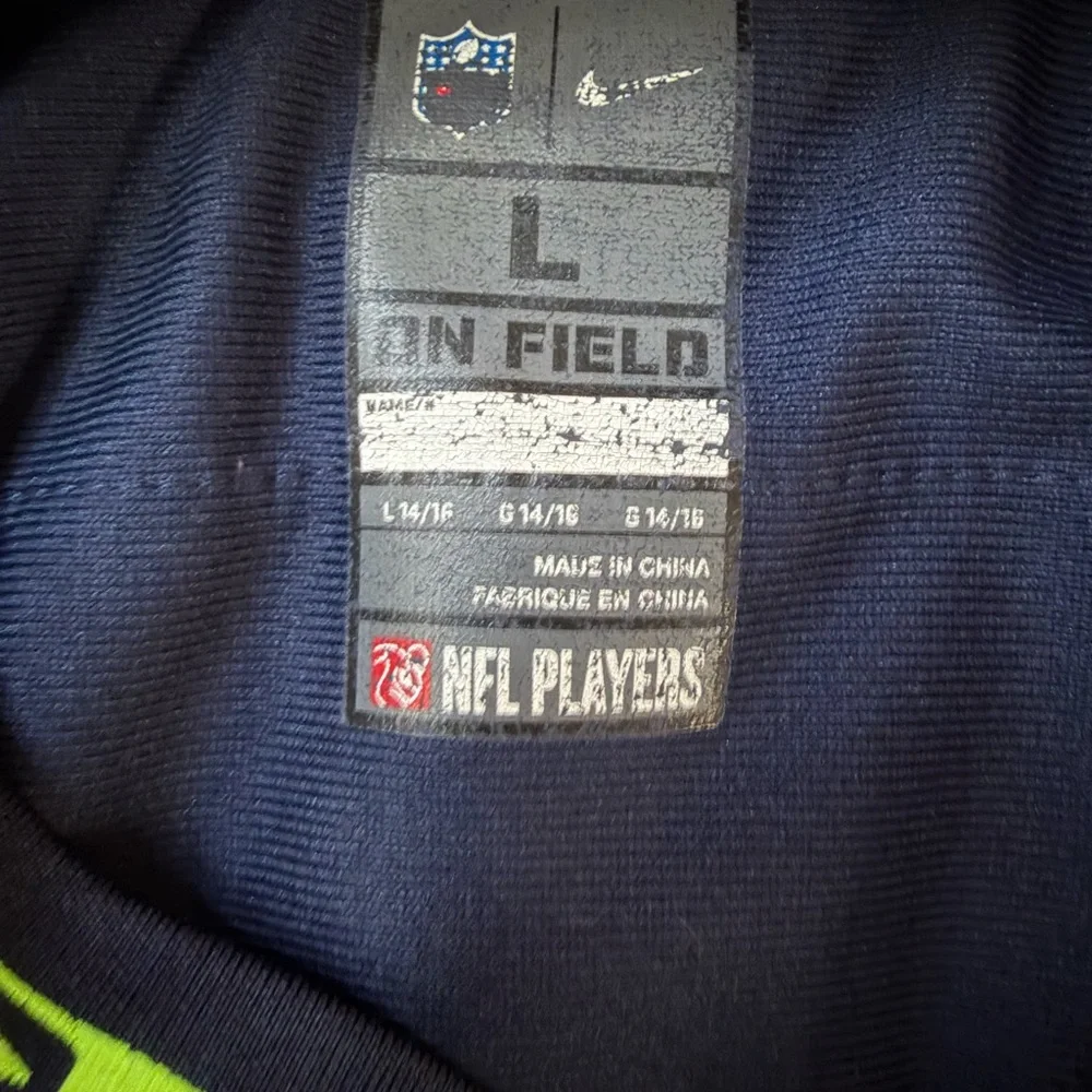 NFL Navy Blue Jersey with Gray Tag‎